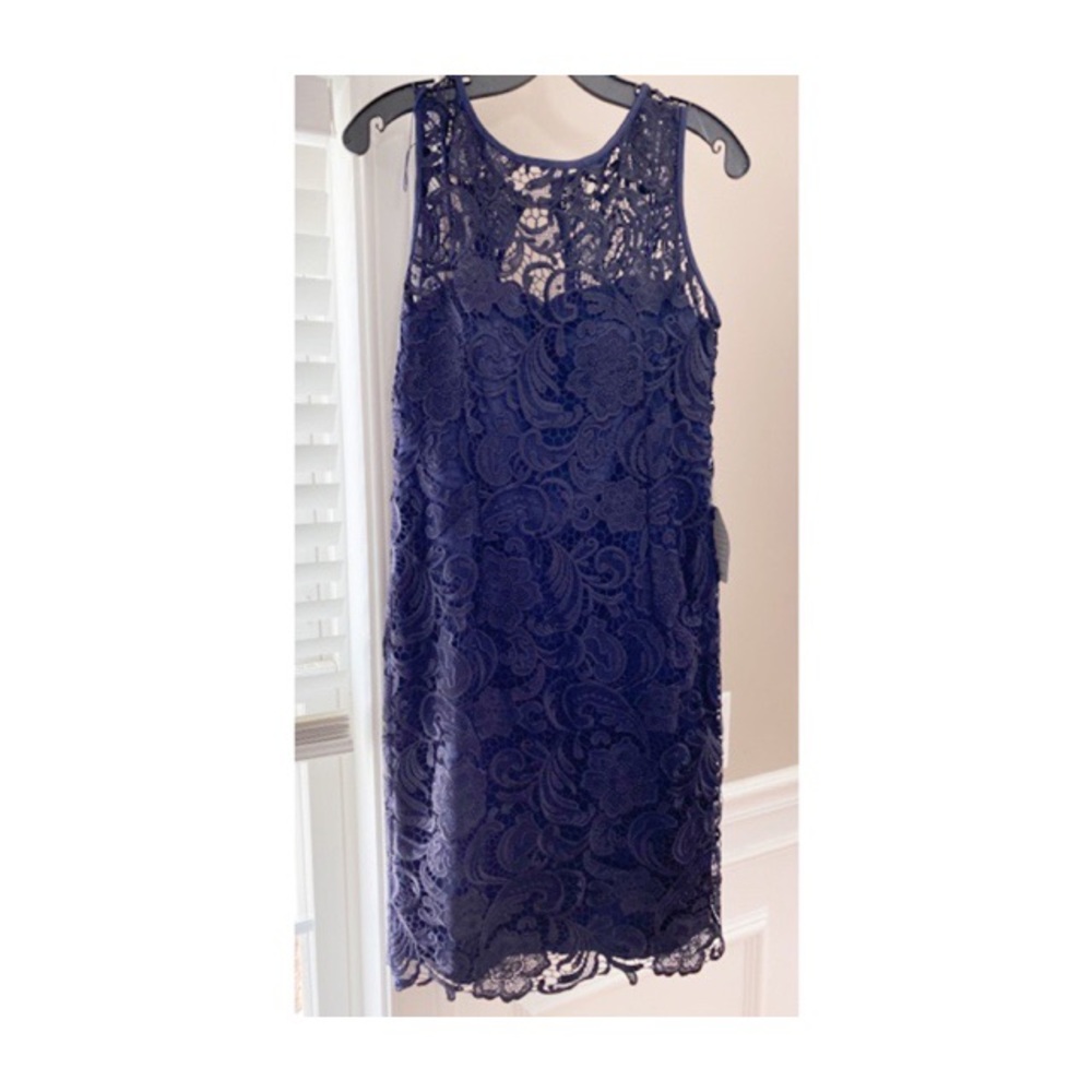 Adrianna Papell Lace Sheath Dress